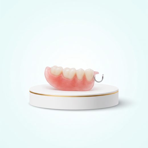 Prótesis dental removible de acrílico de Dento Estetic
